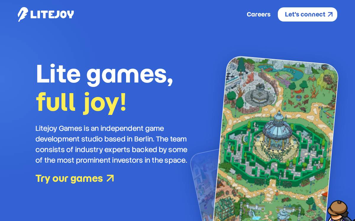 Litejoy Games website preview