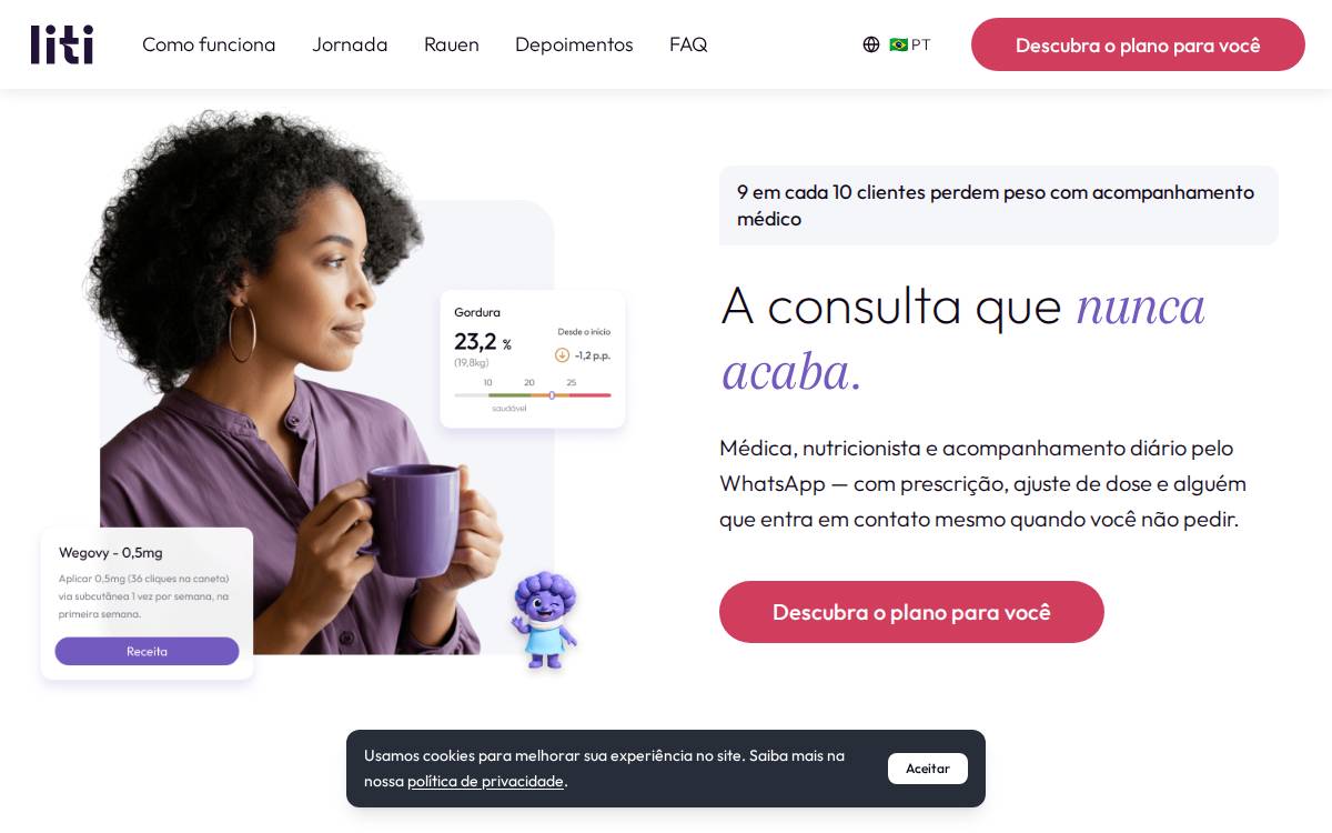 Liti website preview
