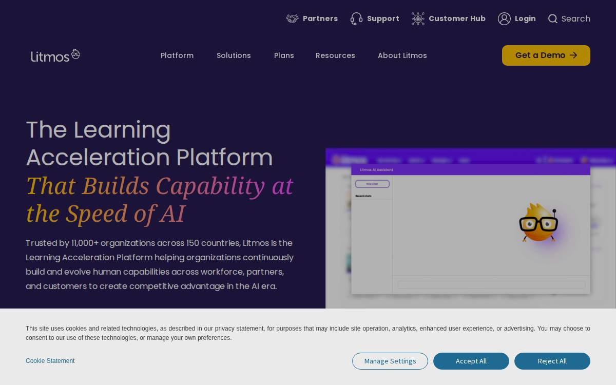 Litmos website preview