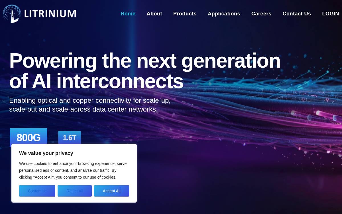 Litrinium website preview