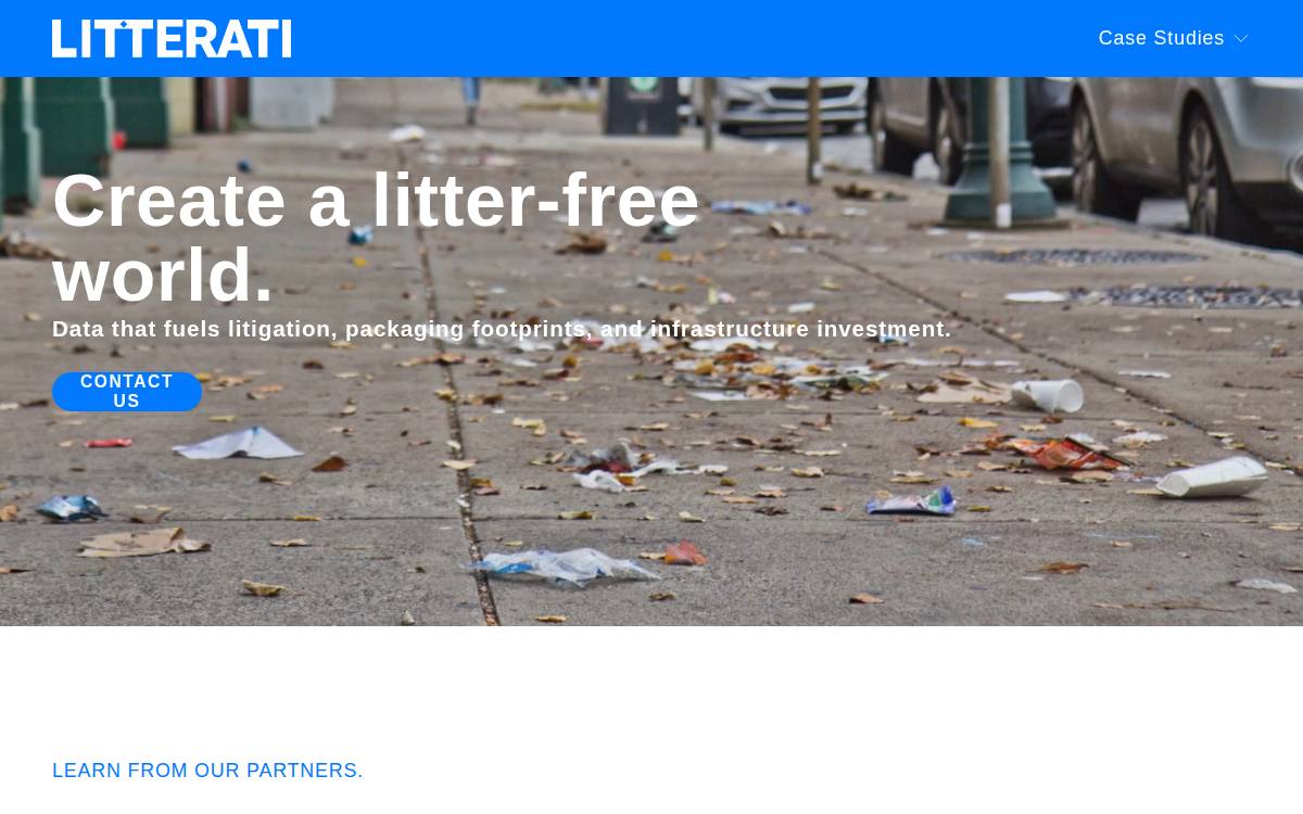 LITTERATI INC website preview