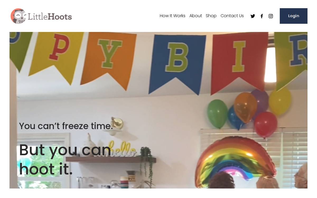 Little Hoots website preview