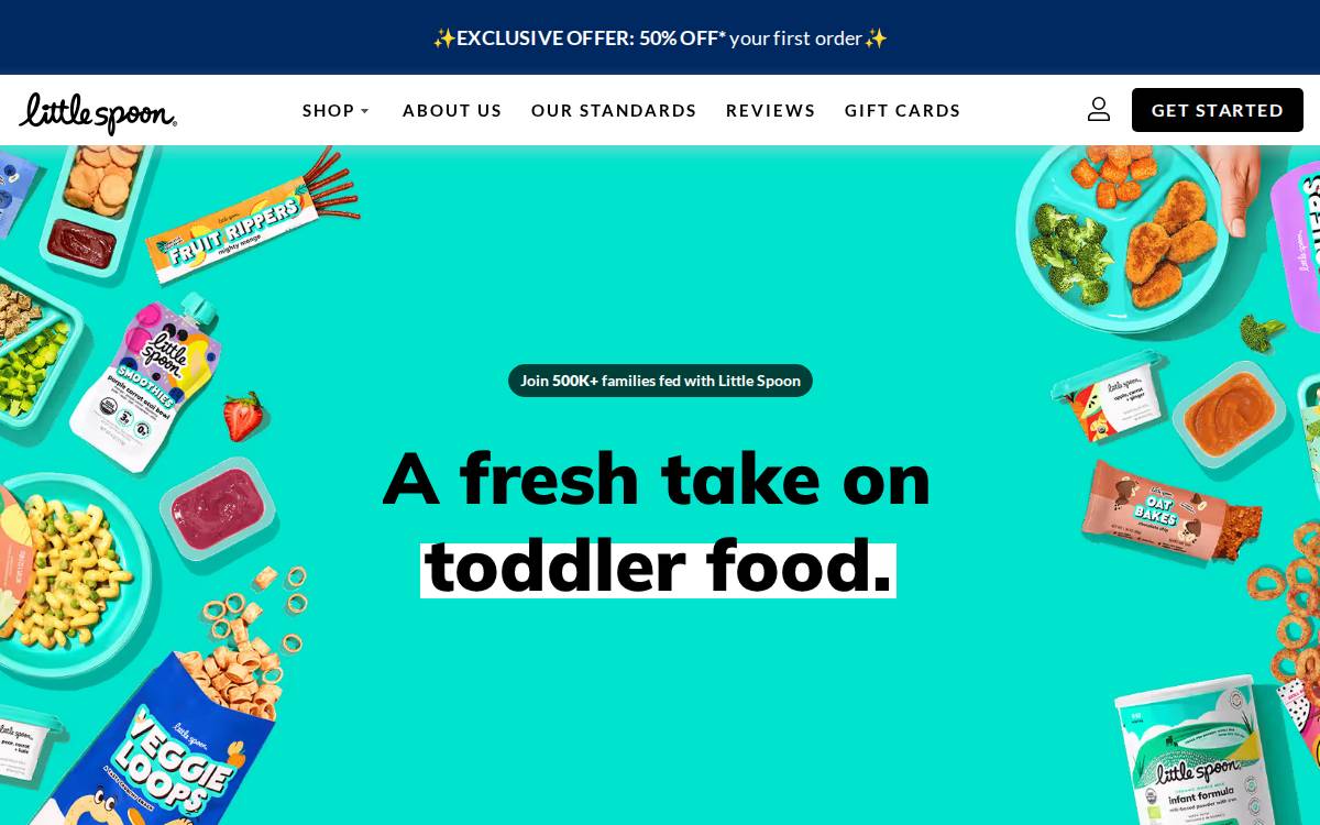 Little Spoon website preview