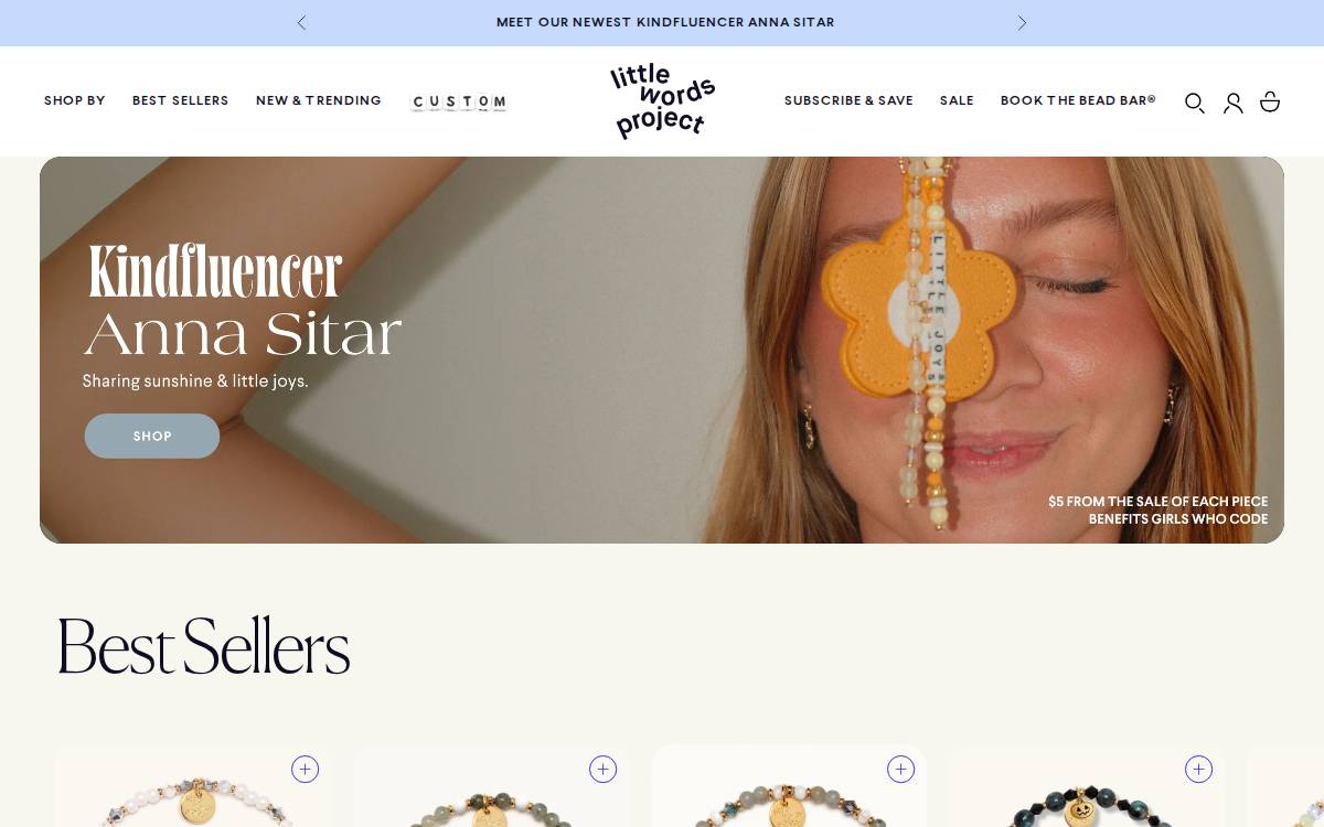 Little Words Project website preview