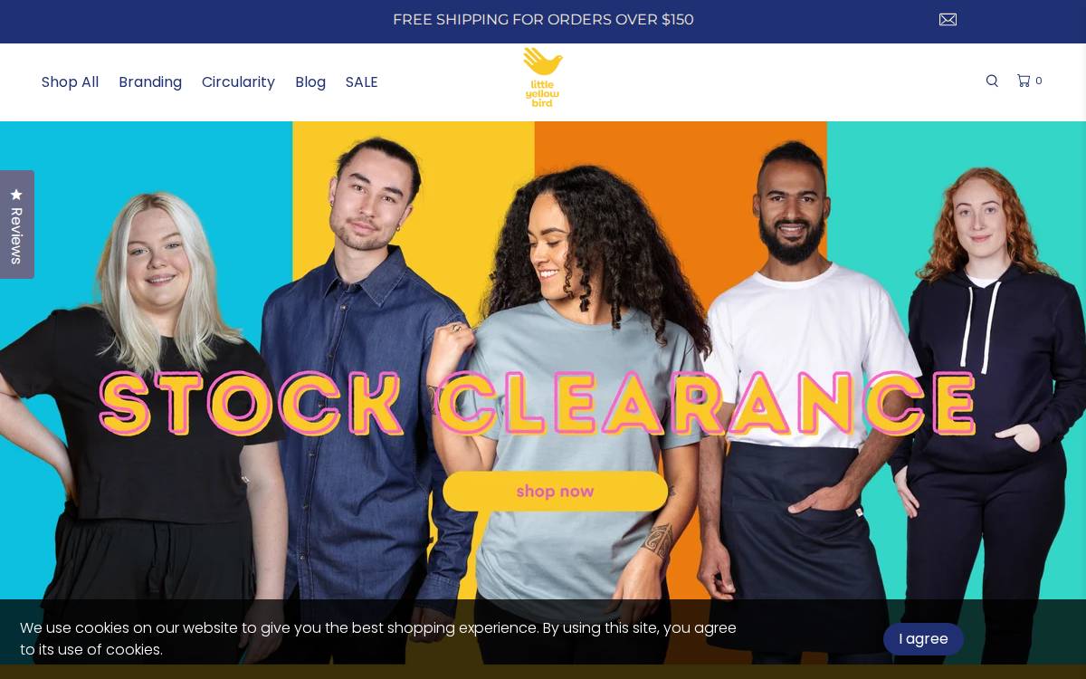 Little Yellow Bird website preview