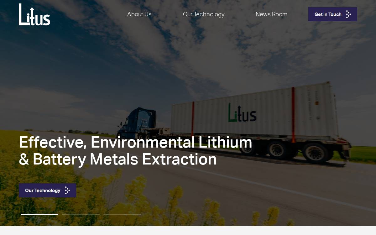 Litus website preview