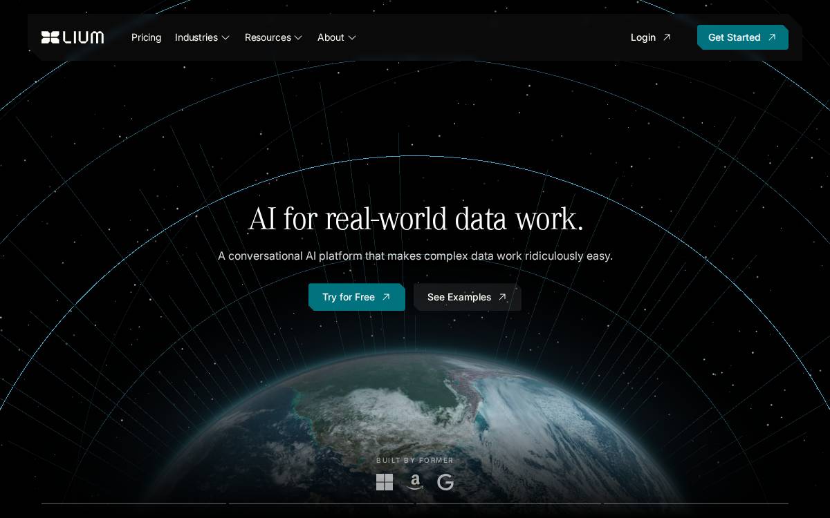 Lium website preview