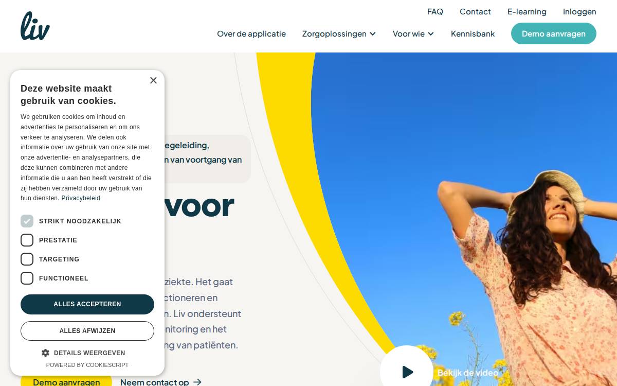 Liv website preview