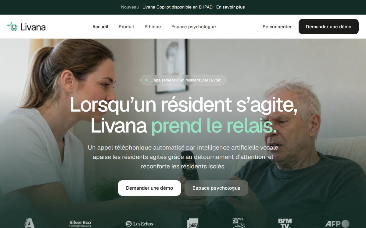 Livana Connect website preview