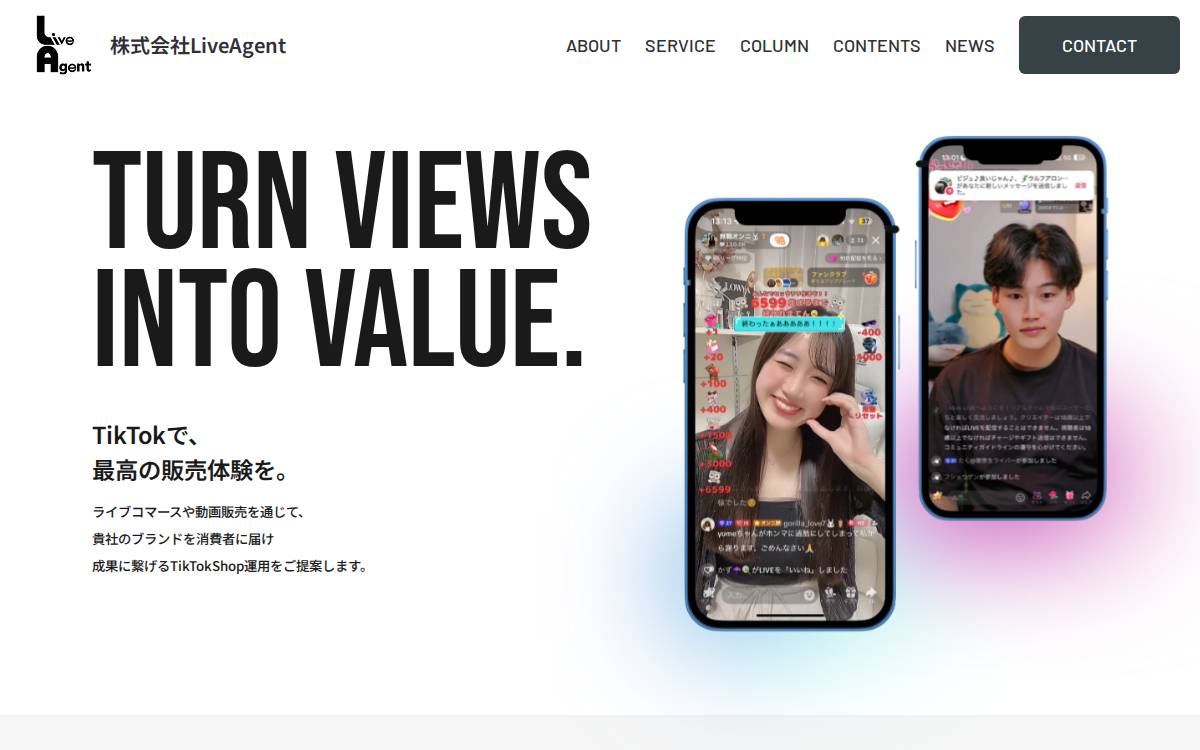 LiveAgent website preview
