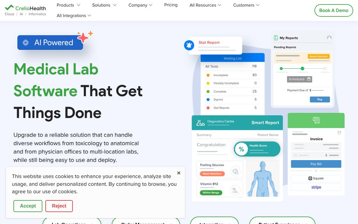Livehealth website preview