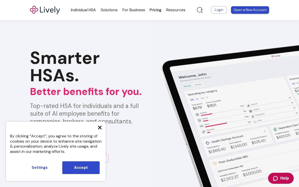 Lively, Inc. website preview