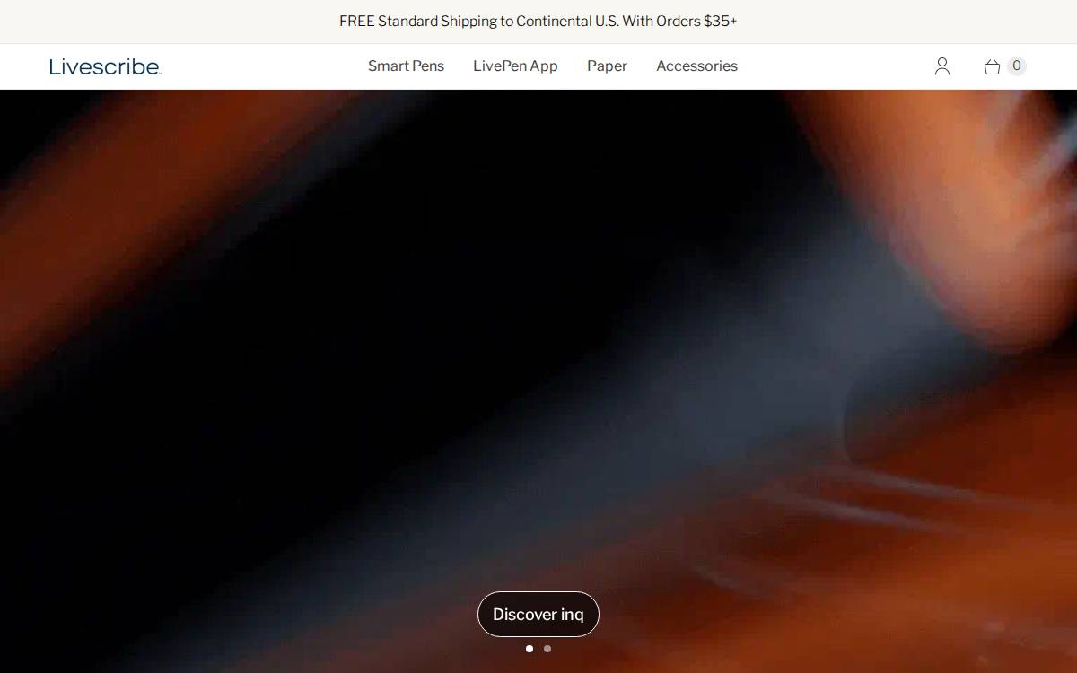 Livescribe website preview