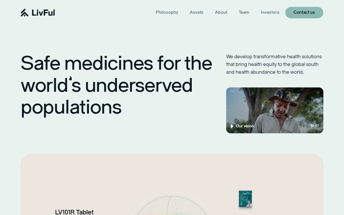 LivFul website preview