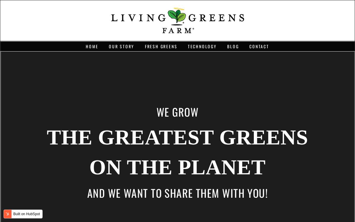 Livinggreensfarm website preview