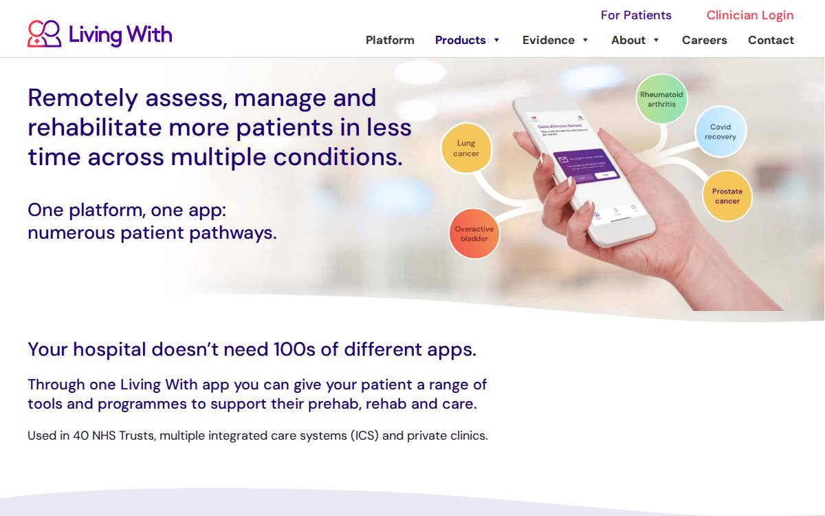 LivinWith website preview