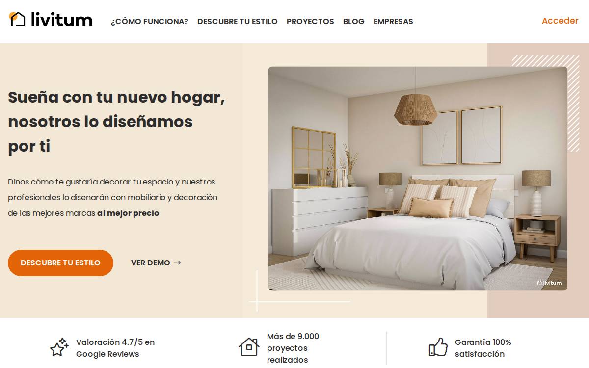 Livitum website preview