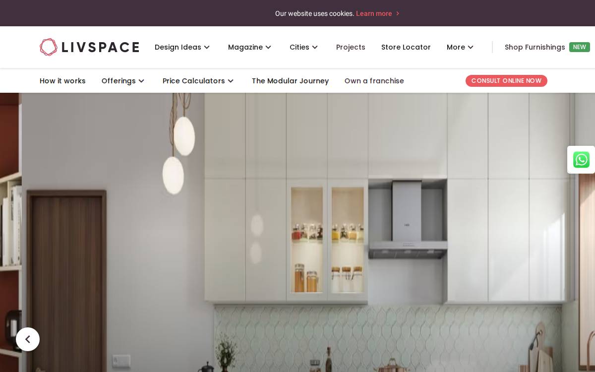 Livspace website preview