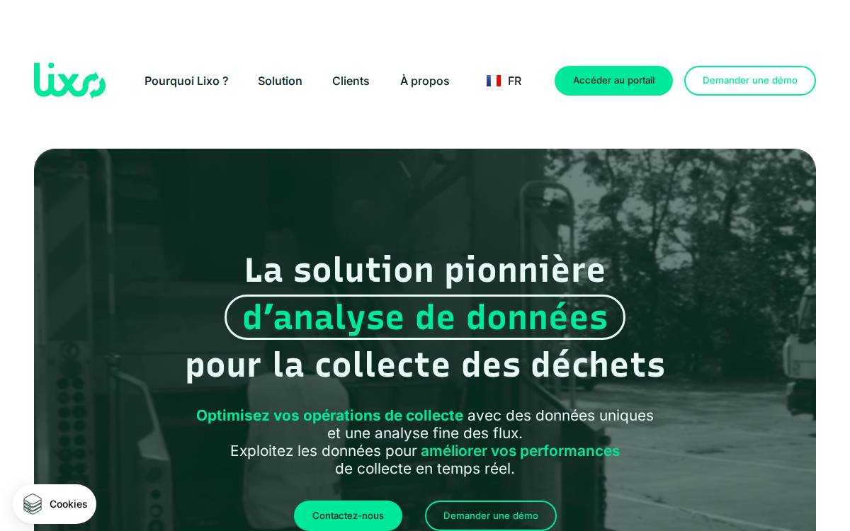 Lixo website preview