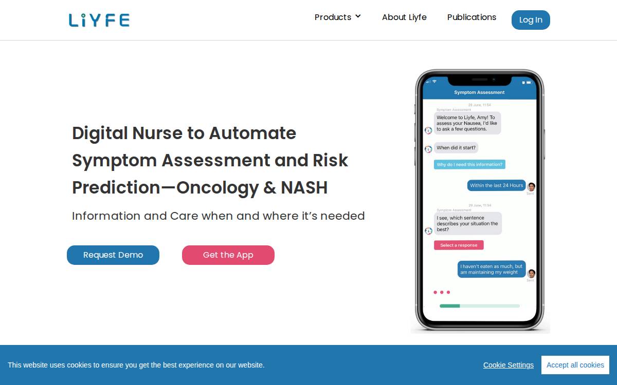 Liyfeclinic website preview