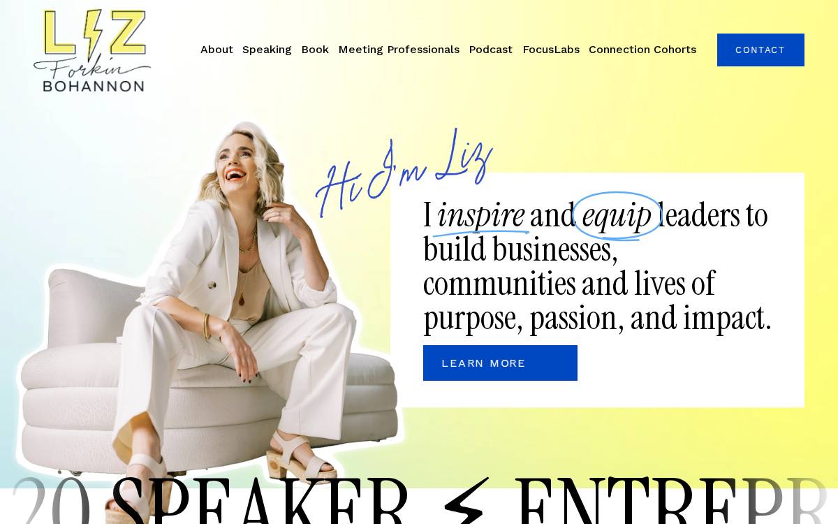 Lizbohannon website preview