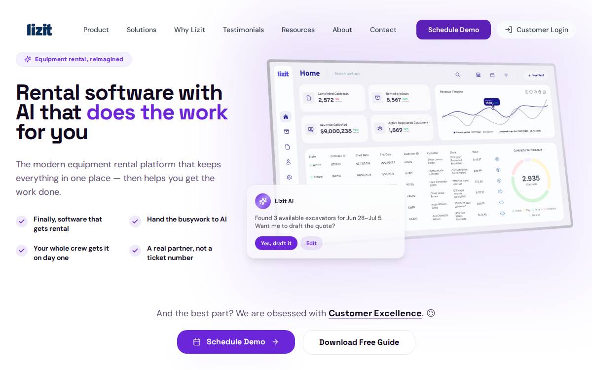 Lizit website preview