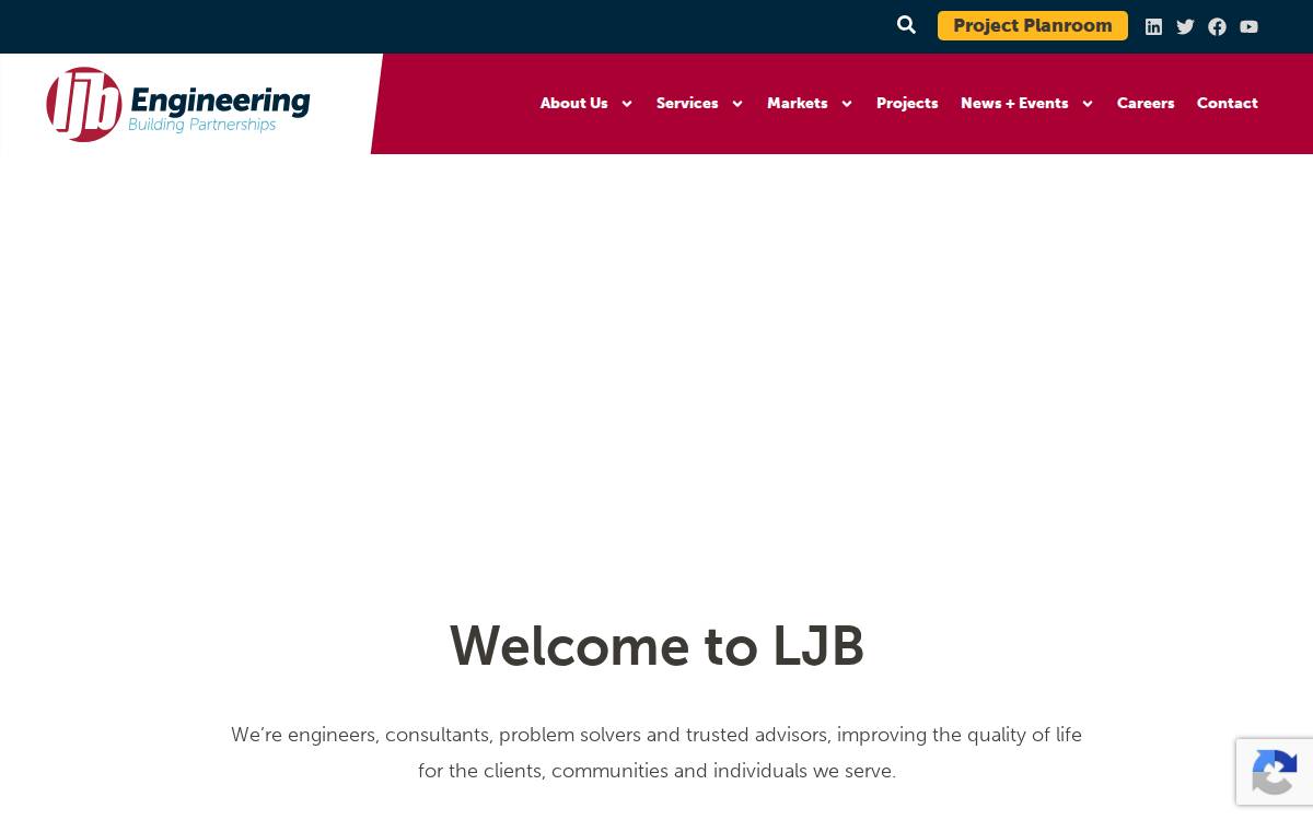 LJB Inc. website preview