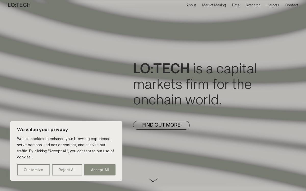 LO Tech website preview
