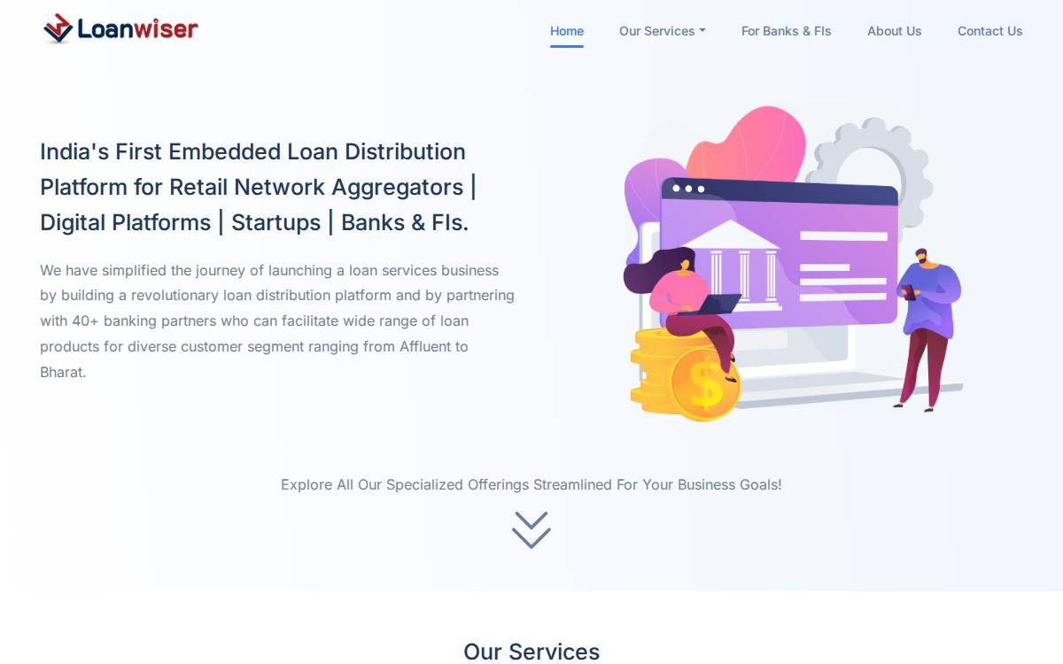 Loanwiser website preview