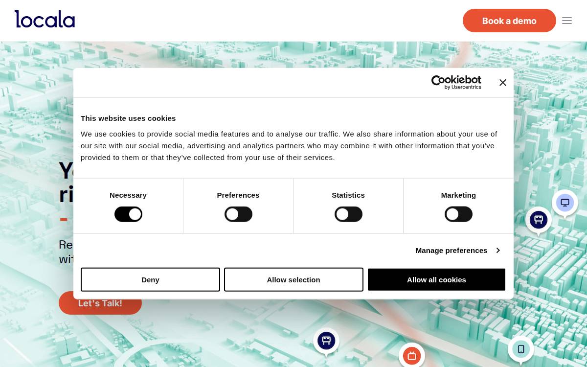 Locala website preview