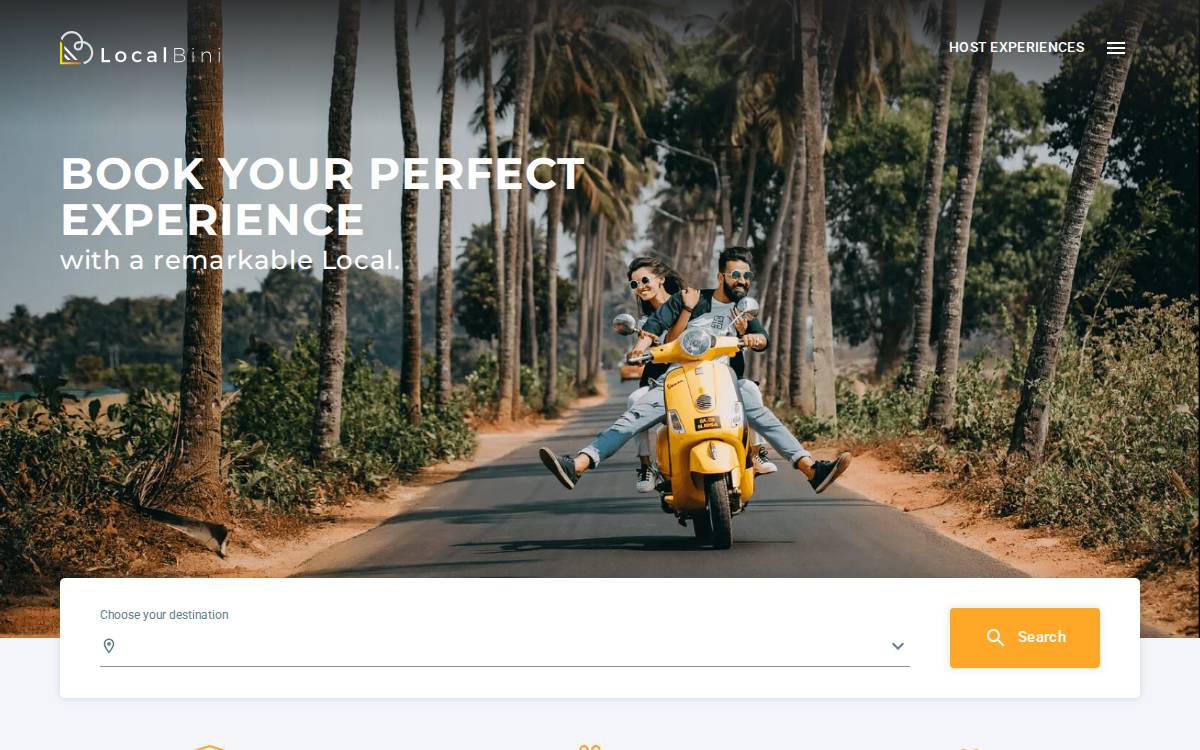 Localbini website preview