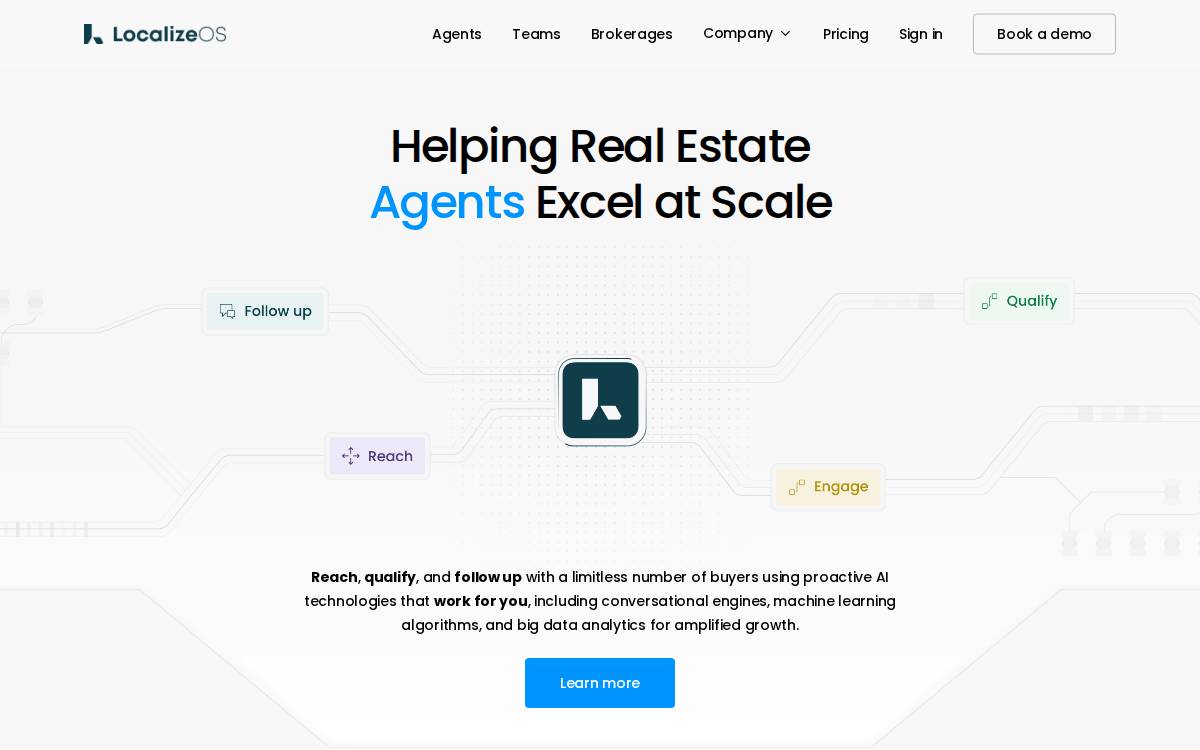 Localizeos website preview