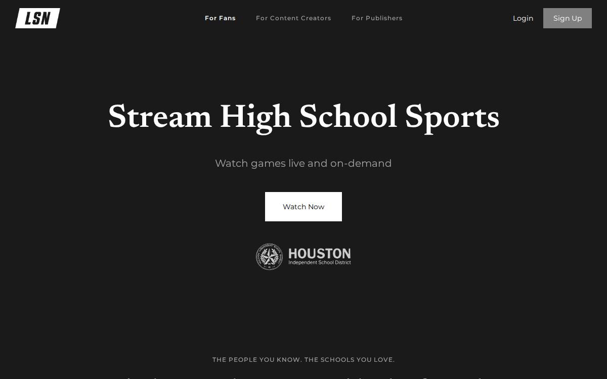 Localsportsnetwork website preview