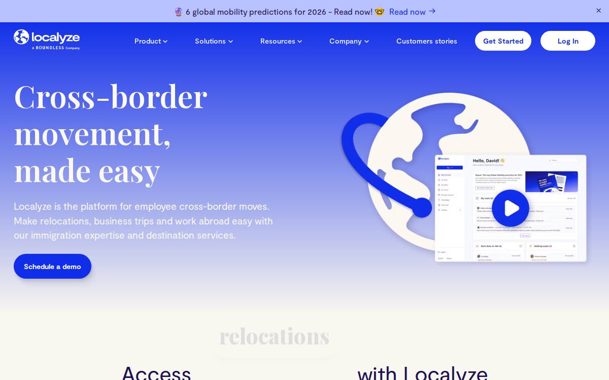 Localyze website preview