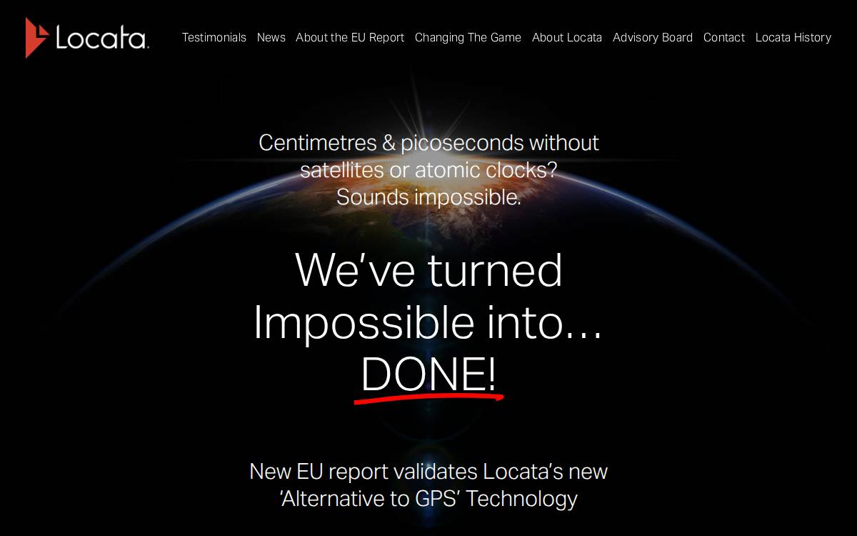 Locata website preview