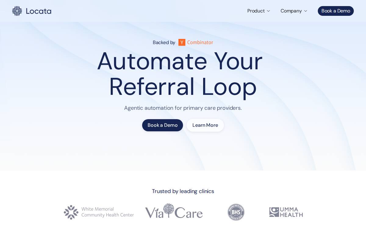 Locata website preview