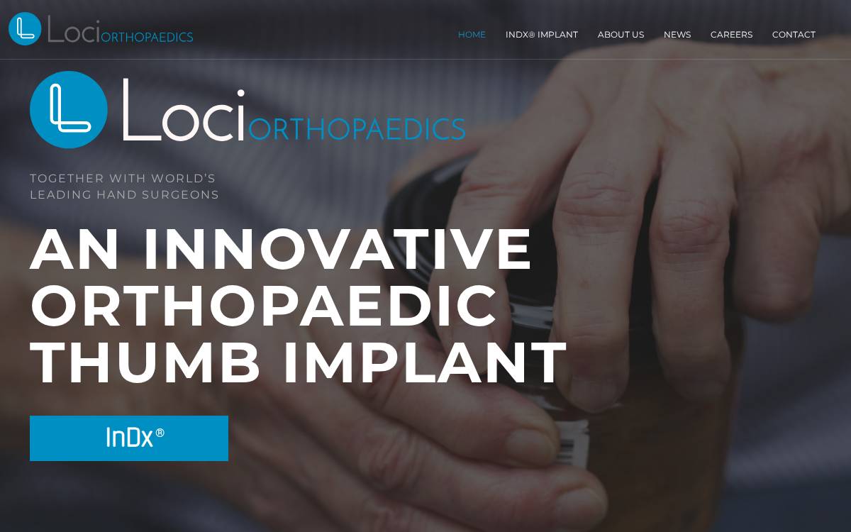 Loci website preview