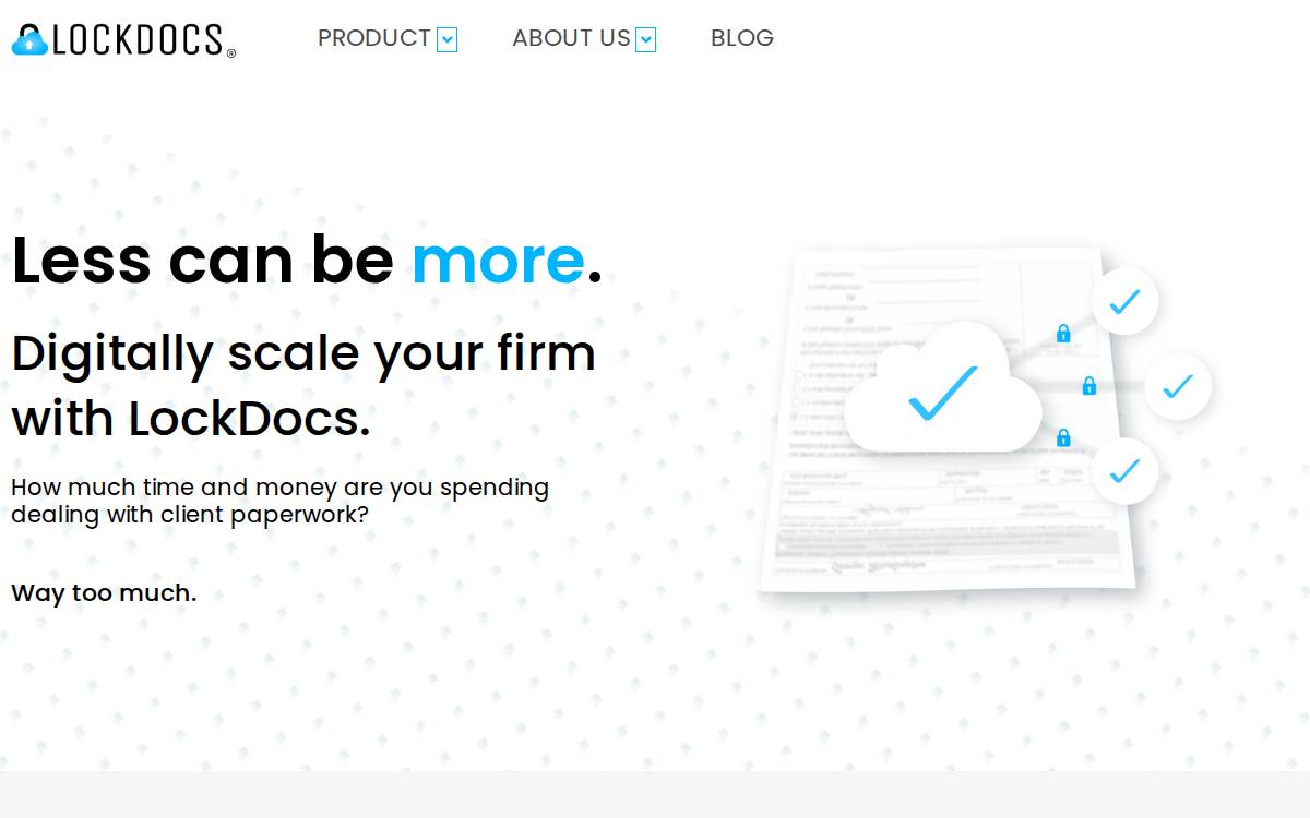 LockDocs Inc. Website website preview
