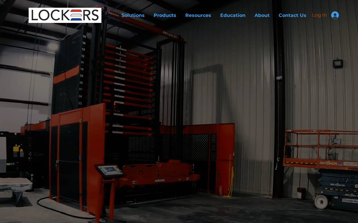 Lockers Manufacturing website preview