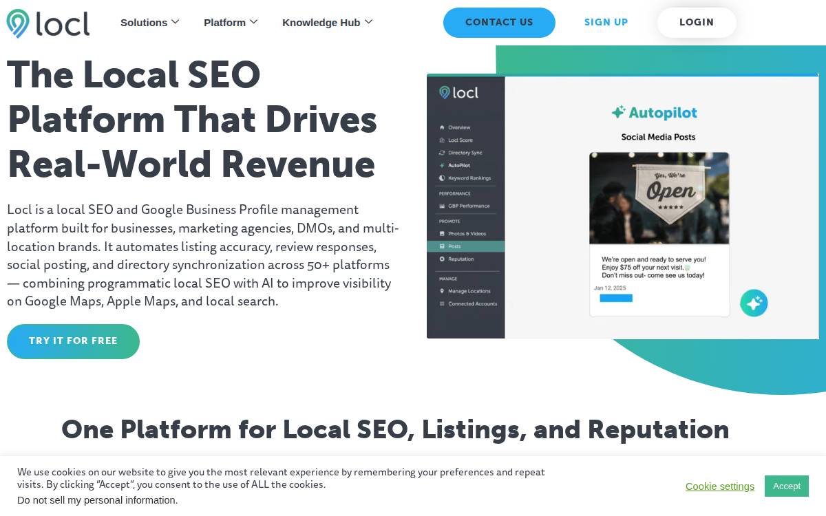 Locl website preview