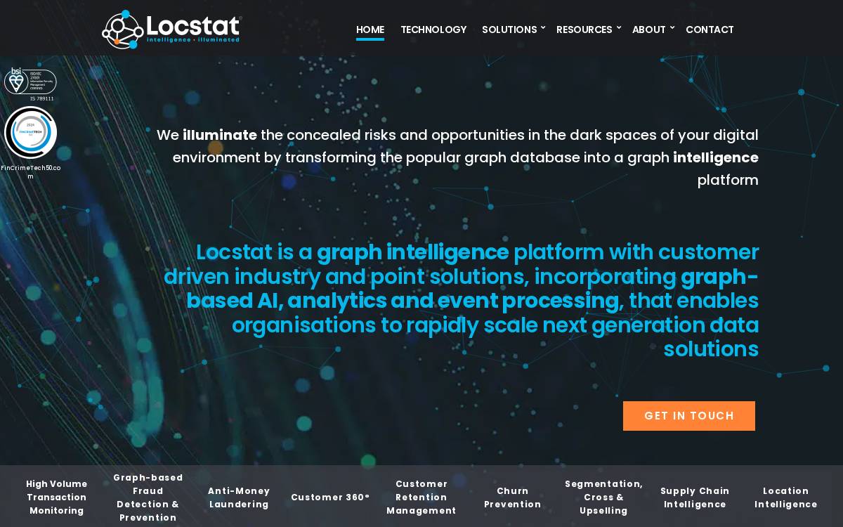 Locstat website preview