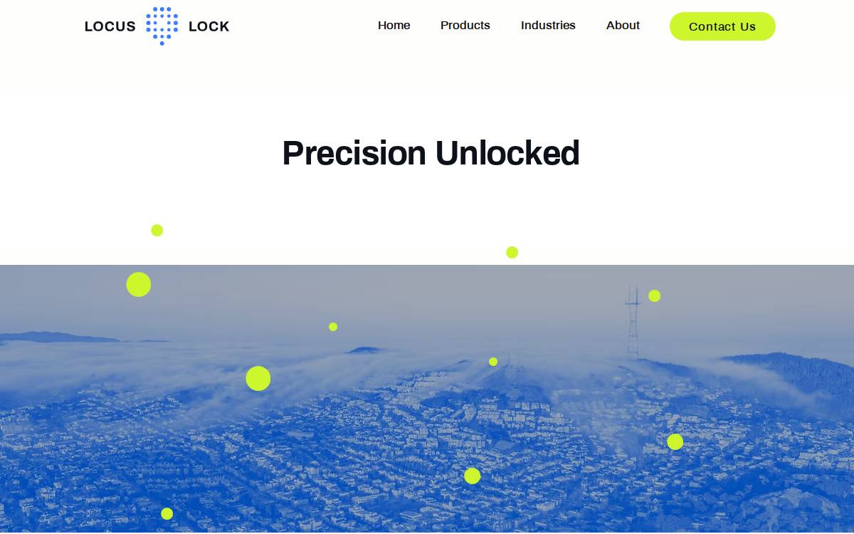 Locus Lock website preview