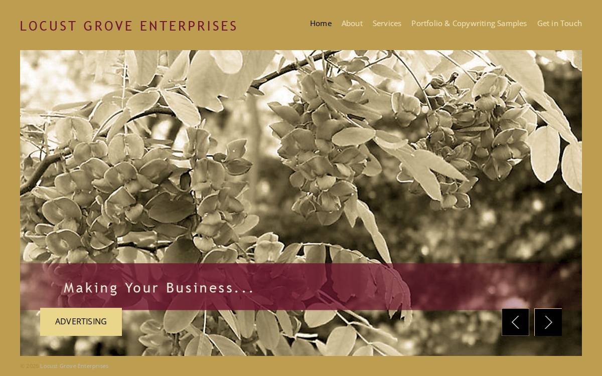 Locust Grove Enterprises website preview