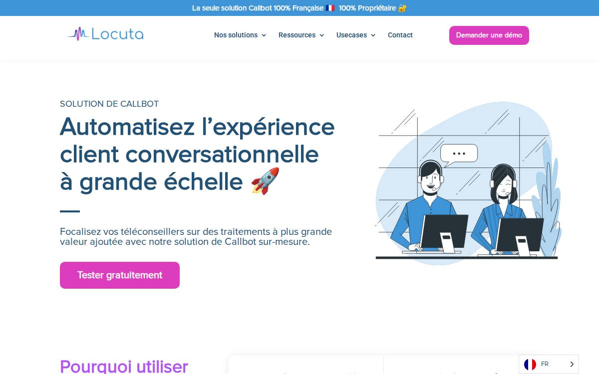 Locuta website preview