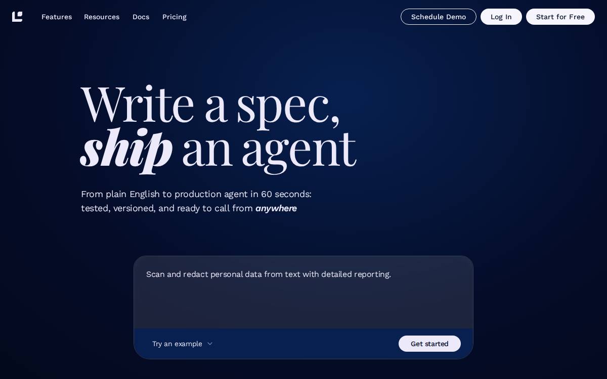 Logic website preview