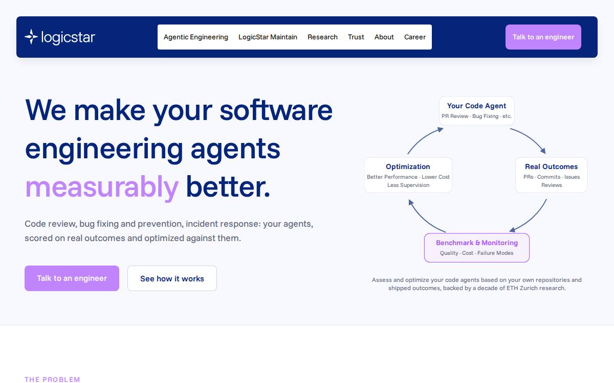 logic website preview