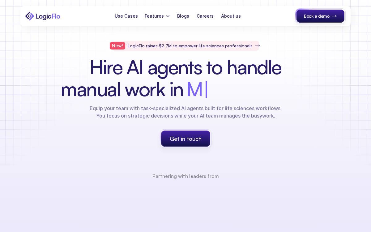 LogicFlo AI website preview