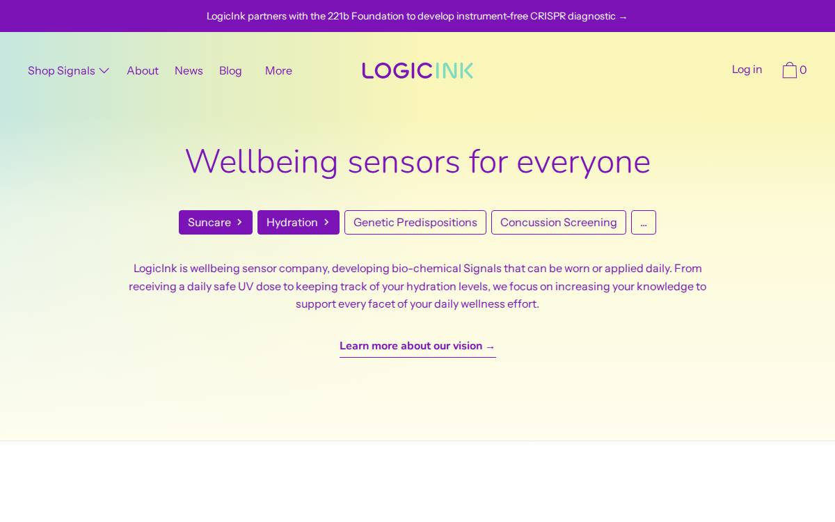 LogicInk website preview