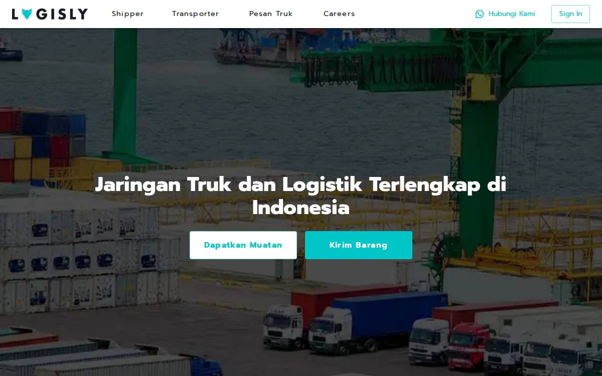 Logisly website preview