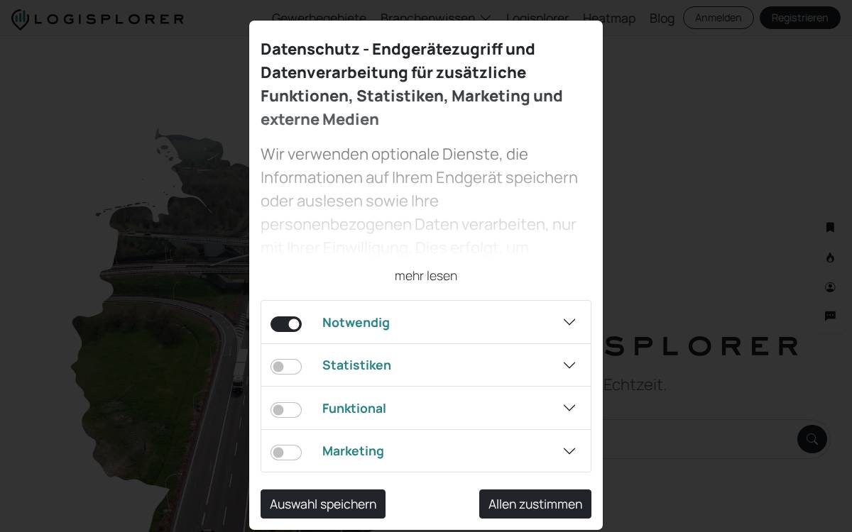 Logisplorer website preview